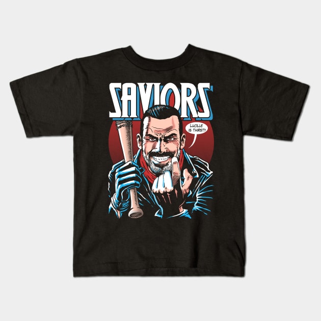 Saviors Kids T-Shirt by Andriu